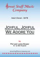 Joyful, Joyful, We Adore You SATB choral sheet music cover